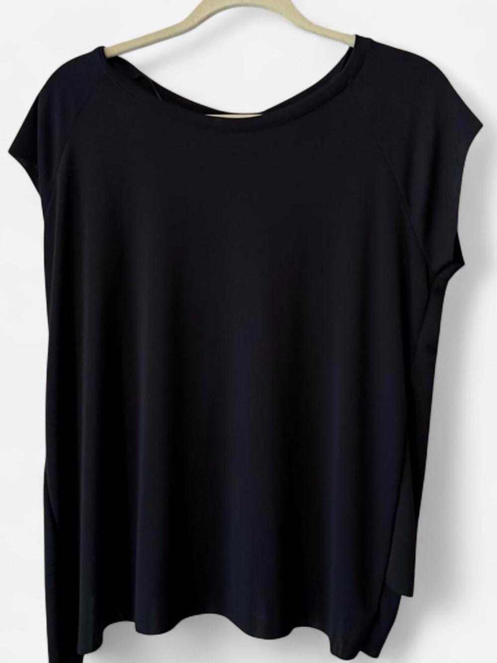 Zara Black Sleeveless Tank Top - Relaxed Draped Silhouette